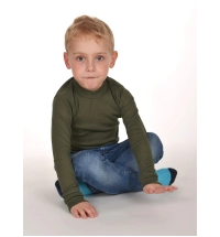 Termotričko dlouhý rukáv dětské zelené