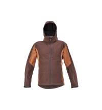 DAYBORO softshell bunda tm.hnědá
