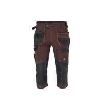 DAYBORO 3/4 kalhoty tm.hnědá