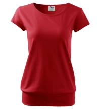 City tričko dámské červená