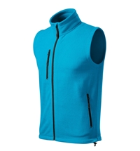 Vesta fleece EXIT tyrkysová