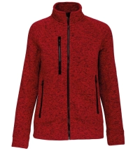 Dámská bundová mikina K9107 červená