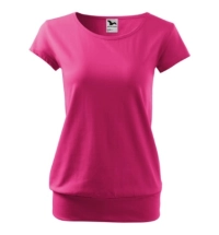 City tričko dámské purpurová
