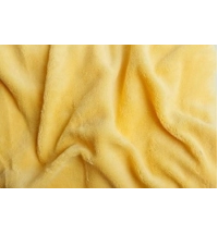Prostěradlo mikroflanel     na 1-lůžko žluté (90cm x 200cm)