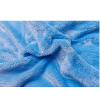 Prostěradlo mikroflanel     na 1-lůžko světle modré (90cm x 200cm)