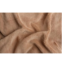 Prostěradlo mikroflanel    na 1-lůžko čokoládové (90cm x 200cm)