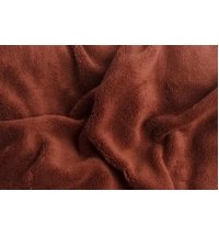 Prostěradlo mikroflanel na 2-lůžko tmavě hnědé (180cmx200cm) 