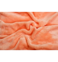 Prostěradlo mikroflanel     na 1-lůžko lososová (90cm x 200cm)
