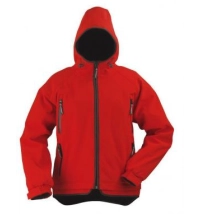 Softshellová bunda YIN červená