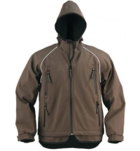 Softshellová bunda YIN  tabáková