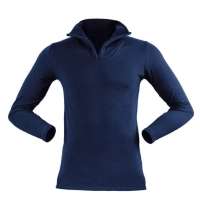 Termomikina 50/50 se zipem u krku modrá