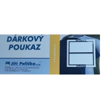 Dárkový poukaz v hodnotě  500 Kč