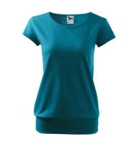 City tričko dámské tmavý tyrkys