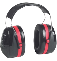 Mušlový chránič PELTOR H540-A, červený