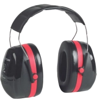 Mušlový chránič PELTOR H540-A, červený