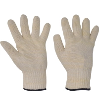 Rukavice tepelně odolné OVERBIRD kevlar/nomex 27 cm