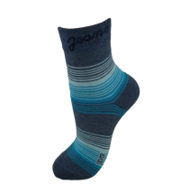 Ponožky A46 bavlněné hladké pruhované elastické